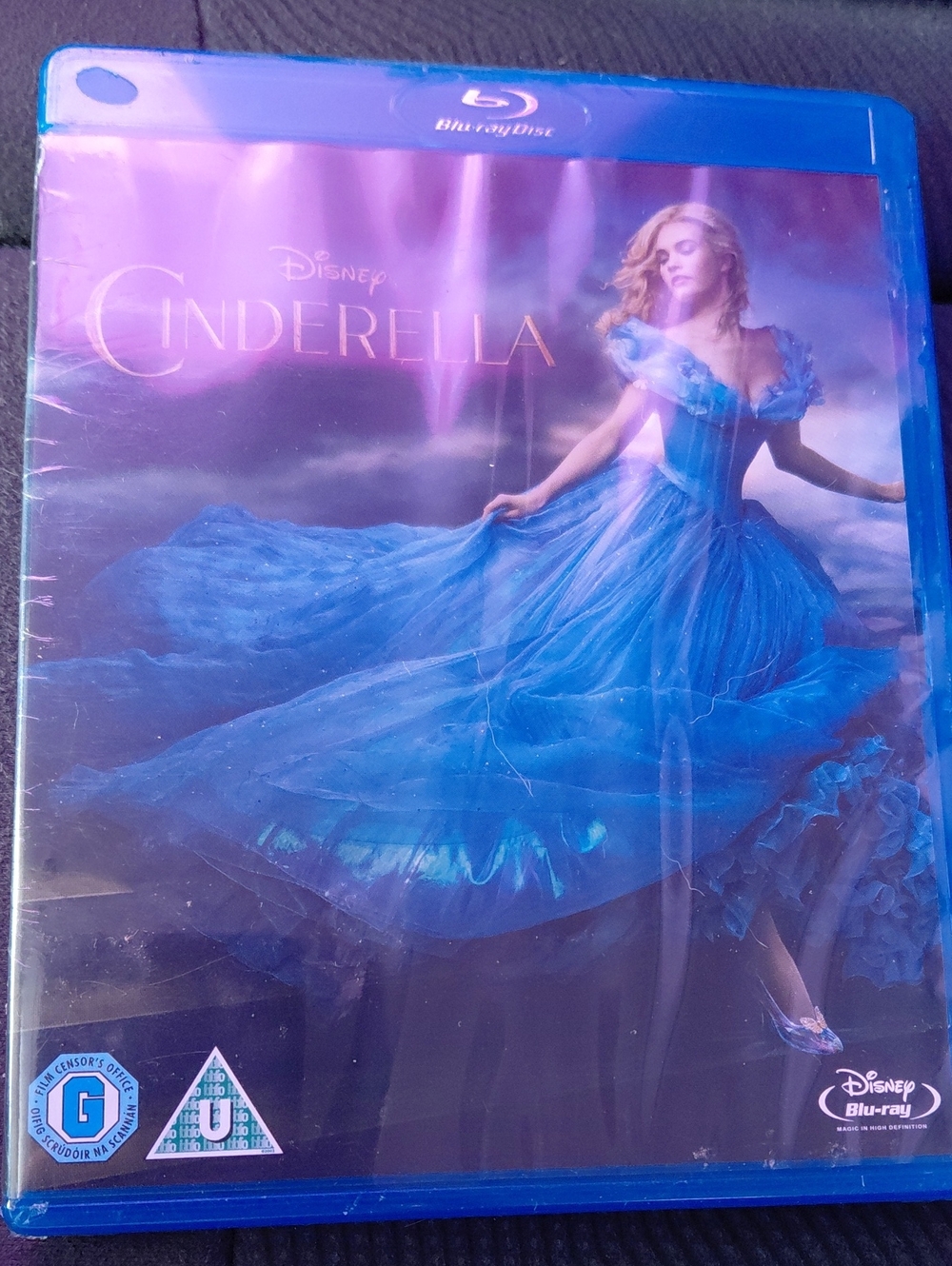 Disney Cinderella Blu-ray — Blue and Purple Cover Art